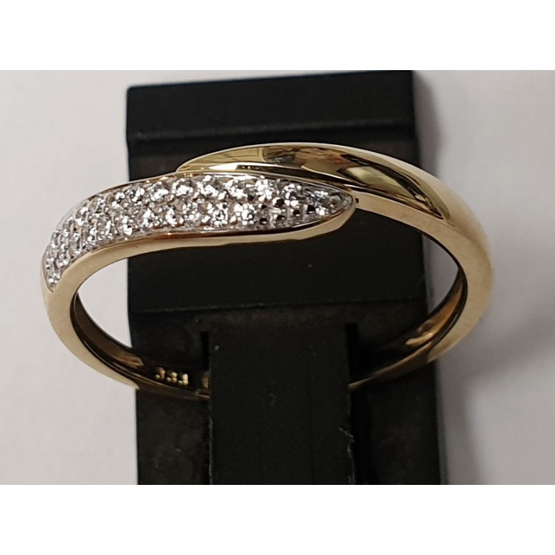 Damenring aus 333/- Gold Ring mit Zirkonia 910082R-56