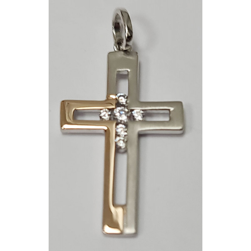 Kreuz Anhänger aus Silber 925/- Bestellnummer 330-42016-01-42-982