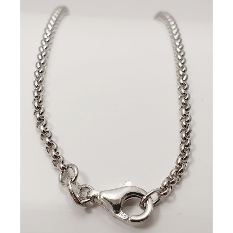 Damen Halskette aus 925/- Silber Erbskette 960520000-60cm