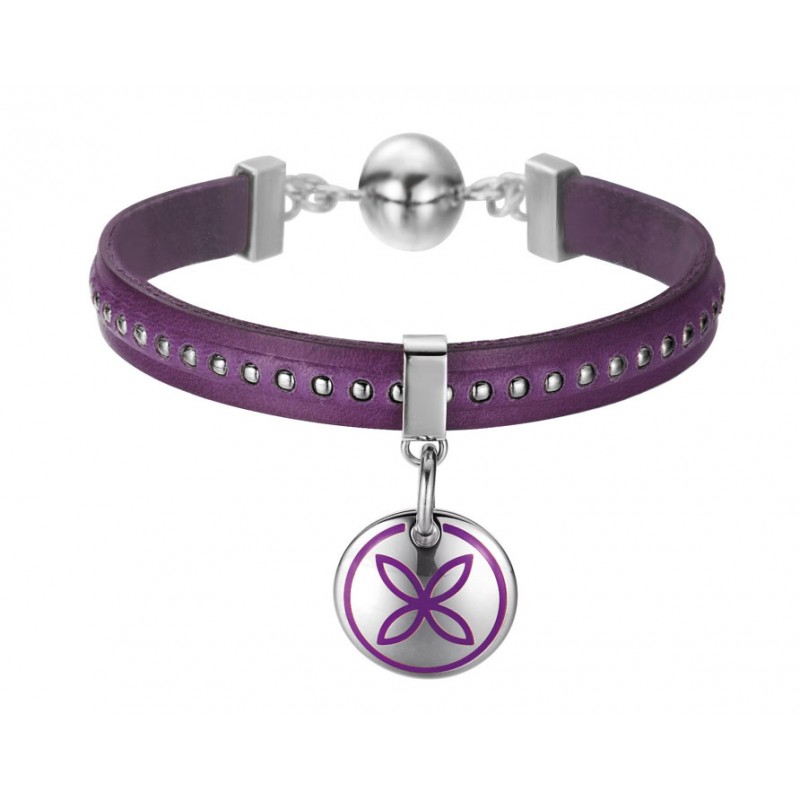 Esprit Damen Armband Thriving Flora Plum Purple ESBR11435C190