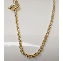 Halskette aus 585/- Gold facetierte Anker 1.0450-45cm