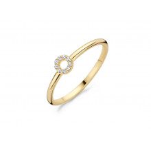 Blush Damenring Ring mit Besatz aus 585/- Gelbgold 1217YZI-54