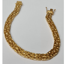 Armband Gold 585/- Typ - Königskette mit Kastenschloß Best. Nr. 15322-19cm