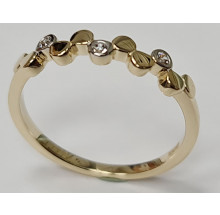 Damenring aus 333/- Gold Ring mit Zirkonia 910438R-54