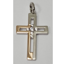 Kreuz Anhänger aus Silber 925/- Bestellnummer 330-42016-01-42-982