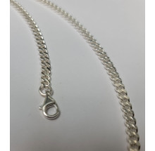 Halskette Flachpanzerkette aus 925/- Silber Best.Nr. 96.02140.02-55cm