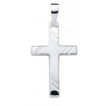 Anhänger christliches Kreuz  Kommunionkreuz Weißgold 12663514