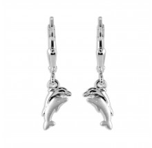 Kinder Ohrhänger aus Silber Delphin 5415
