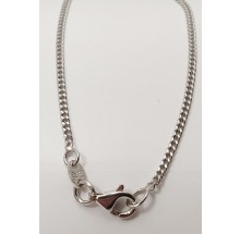 Damen Halskette aus 925/- Silber Flachpanzer 960204502-38cm
