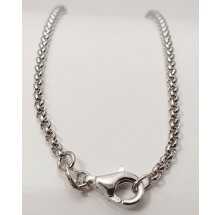 Damen Halskette aus 925/- Silber Erbskette 960520000-40cm