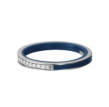 Esprit Damenring Marin 68 silver glam blue ESRG91939D180