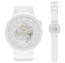Swatch Big Bold Ceramic C-White Uhr SB03W100