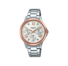 Casio Sheen Damenuhr Uhr mit Besatz Best. Nr. SHE-3516SG-7AUEF