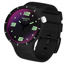 Swatch Big Bold Futuristic Black Uhr SO27B119