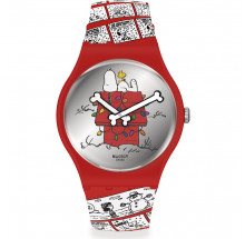 Swatch Peanuts X Mas Special Chomp! Weihnachtsspecial 2021 Uhr SO29Z109