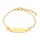 Prinzessin Lillifee Mädchen ID-Armband Herzen Gravurband Gold 2029683
