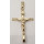 Goldenes Kreuz mit Korpus - Anhänger 585/- Gold  Best. 129-739169-51