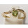 Damenring aus 585/- Gold Solitär Ring mit Peridot B44019