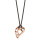 Esprit Damen Halskette Superior Heart Rose ESNL12387B800