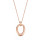 Esprit Damen Halskette es-Organic Link Rose ESNL13096C900