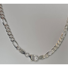 Halskette Figarokette aus 925/- Silber Best.Nr. 14.371355/55cm