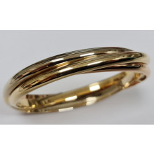 Armreif  585/- Tri-Colour Gold - poliert und Damen Bestellnummer: tricreif585