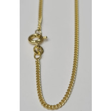 Halskette aus 333/- Gold Flachpanzer 1.1150-45cm