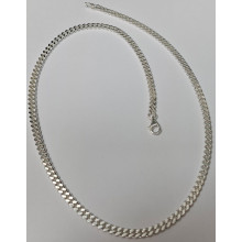 Halskette Flachpanzerkette aus 925/- Silber Best.Nr. 96.02100.02-55cm