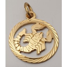 Sternzeichen Skorpion Anhänger aus Gold 585/-  - 06.9150.07-skor