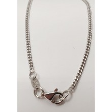 Damen Halskette aus 925/- Silber Flachpanzer 960204502-45cm