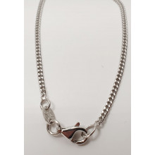 Damen Halskette aus 925/- Silber Flachpanzer 960204502-60cm