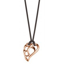 Esprit Damen Halskette Superior Heart Rose ESNL12387B800