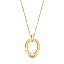 Esprit Damen Halskette es-Organic Link Gold ESNL13096B900