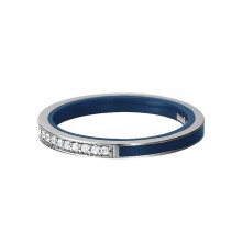 Esprit Damenring Marin 68 silver glam blue ESRG91939D180