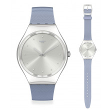 Swatch Skin Irony Blue Moire Uhr SYXS134